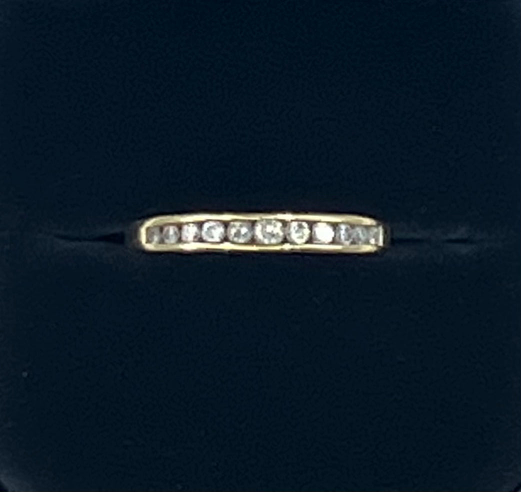 9ct Gold diamond eternity ring