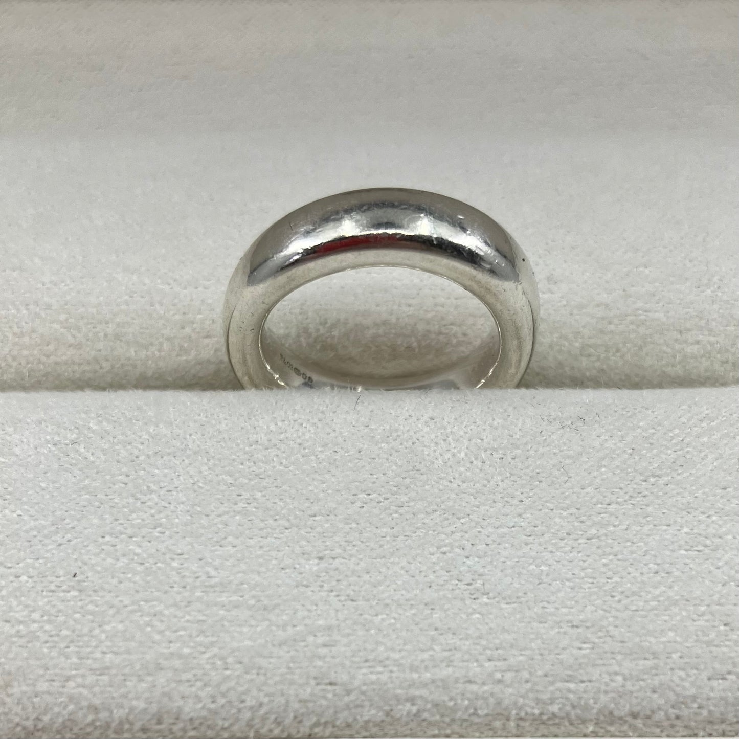 Silver Doughnut ring by Elsa Peretti for Tiffany & Co